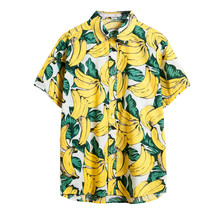 Hot Sale Mens Summer Beach Hawaiian Shirt 2021 Brand Short Sleeve Plus Floral Shirts Men Casual Holiday Vacation Clothing Camisa 2024 - buy cheap