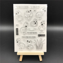 Selo de silicone transparente passaro sela carimbo decorativo faça você mesmo scrapbooking álbum de fotos a0624 2024 - compre barato