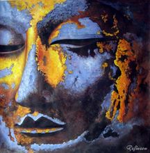 Handmade Buddha Oil Painting on Canvas Caturiddhipada 2024 - buy cheap