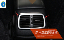 Yimaautotrims авто аксессуары подлокотник коробка сторона заднего кондиционера AC выход вентиляционное отверстие крышка подходит для KIA Sorento L 2015 2016 2017 ABS 2024 - купить недорого