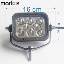 Marloo-proyector de luz Led de trabajo, luces de Agricultura de 40W y 6 pulgadas, 8 Uds., 5W, para Tractor todoterreno 4WD UTV ATV SUV barco carretera 12V 2024 - compra barato