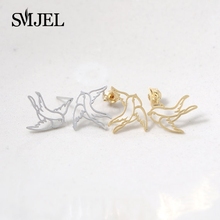 SMJEL 2017 Fashion Accessories Jewelry Cute Swallow Studs Earrings for Women oorbellen Vintage Animal Bird Earings S036 2024 - buy cheap