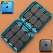 JCD-estuche de almacenamiento de 24 ranuras para tarjetas de juego Switch y 2 ranuras para tarjetas SD, accesorios para tarjetas de juego, para Nintendo Switch 2024 - compra barato