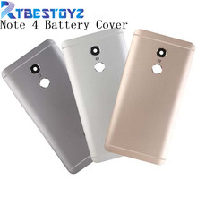 RTBESTOYZ-piezas de repuesto de carcasa Original, cubierta de batería trasera de Metal para Xiaomi Redmi Note 4, funda de teléfono para Redmi Note 4 2024 - compra barato