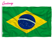 Banderas de fútbol, decoración del hogar, alta calidad, exterior, sin asta, Brasil, interior 2024 - compra barato