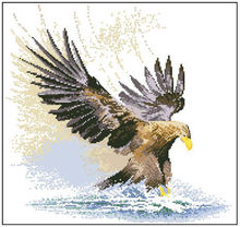 Conjunto de bordado kits de ponto cruz abrimos as asas de águia luxuosa envio alto 2024 - compre barato