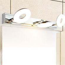 Luz LED moderna para espejo, lámpara de pared acrílica cosmética, iluminación de tocador de baño, candelabros impermeables de AC85-260V para inodoro 2024 - compra barato