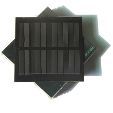 BUHESHUI 1.2W 5.5V Solar Cell Monocrystaline Solar Panel  Module DIY Solar Charger For 3.7V LED 98*98*3MM 5pcs/lot Free shipping 2024 - buy cheap