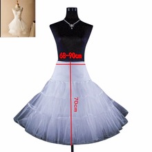 ANTI Cheap Wedding Accessories Petticoat Vestido Longo Short Crinoline Underskirt Hoop Skirt Colored Petticoats Fast Shipping 2024 - buy cheap