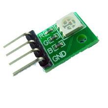 Glyduino-módulo LED RGB de 4 pines a todo Color, Electrónica Inteligente de Sensor LED de tres colores para Arduino, Kit de iniciación DIY 2024 - compra barato