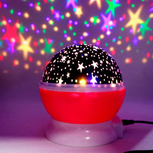 Новинка светящийся Романтический Звездное небо Светодиодный Ночник проектор батарея USB луна лампа креативный подарок на день рождения игрушки для детей 2024 - купить недорого