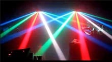 Hot sell bright LED eight-beam light beam scanning lamp DJ flash colorful lights bar hall lighting stage lighting 2024 - buy cheap