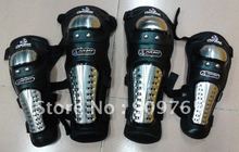 protective gear Sports off-road motorcycle Bike Racing adjustable Steel Elbow Knee Guard Black 2024 - buy cheap