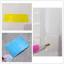 Pintura diamante ponto cruz bordado mosaico acessórios diy 5d diamante ferramentas de pintura 2x2cm branco amarelo azul cera cola lama 2024 - compre barato