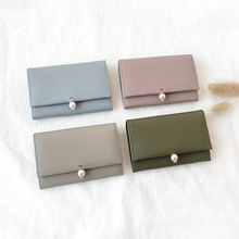 Women Small Purse Genuine Leather Lady Mini Kawaii Wallet Cute Coin Pouch Small Clutch Square Girl Card Holders 2024 - buy cheap