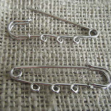 About 65mm brooch pin 3 hanging holes findings Vintage Savety Kilt big needle garment adhesive holder gift Beading Handbag Charm 2024 - buy cheap
