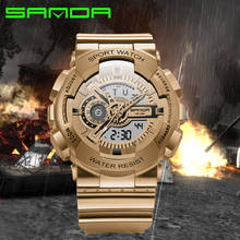 2016 SANDA Brand Fashion Watch Men G Style Army Military Shock Wristwatches Luxury Analog Digital Sports Watches relojes hombre 2024 - buy cheap