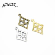 YuenZ 15pcs 3 colour Alloy Metal Antique Sliver poker Charm Jewelry Making DIY Handmade Craft  27*17mm J148 2024 - buy cheap