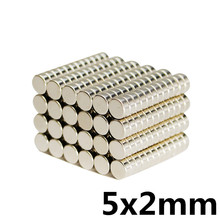60Pcs 5x2 Neodymium Magnet 5mm x 2mm N35 NdFeB Permanent Small Round Super Powerful Strong Magnetic Magnets Disc 5*2mm 2024 - buy cheap