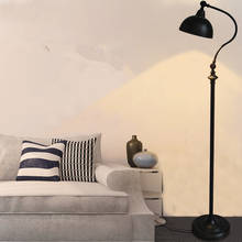 Nordic American Country Living Room Floor Lamp Iron floor lamp Table lamp Retro creative floor lamp 2024 - buy cheap
