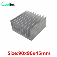 (2pcs/lot)  90x90x45mm  Aluminum radiator HeatSink for electronic Chip VGA RAM LED IC Heat Sink COOLER cooling 2024 - buy cheap