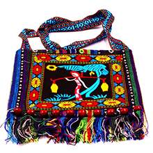 DCOS Hmong Vintage Chinese National Style Ethnic Shoulder Bag Embroidery Boho Hippie Tassel Tote Messenger 2024 - buy cheap