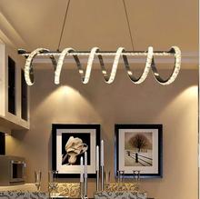 Postmodern light luxury crystal chandelier creative led living room lamp simple atmosphere warm bedroom dining room chandelier 2024 - buy cheap