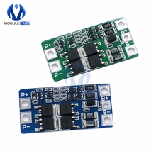 Proteção de bateria de lítio 2s, 10a, 8.4v, 7.4v, 18650, placa de fosfato de ferro-lítio, bms, pcm, pcb, li-ion, lipo, 2 células, módulo de pacote 2024 - compre barato