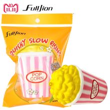 Fulljion Squishy Squishes Slow Rising Squeeze Pop Corn Soft Stress Relief Toys Sport Entertainment Novelty Gag Gifts 2024 - buy cheap