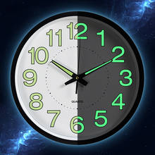 Wall Clock Luminous Silent Quartz Home Decoration Living room Bedroom Digital Number Wall Hanging Clock Glow In Dark 2024 - buy cheap