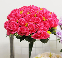 SPR 36 искусственных роз, Шелковый цветочный букет, центральные части свадебного стола, цветы, украшения, Цветочная композиция, украшение 2024 - купить недорого