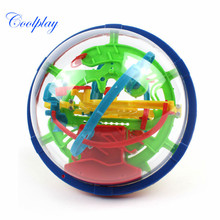Magic Puzzle Labyrinth Maze Ball Educational Magic Intellect Ball Learning Resource Puzzle Game Magnetic Balls for Kids-100 Step 2024 - buy cheap
