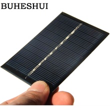 BUHESHUI оптовая продажа 0,6 Вт 5 В солнечная батарея солнечный модуль поликристаллическая Солнечная Панель зарядное устройство для 3,7 В 84*56 мм 60 шт./лот Бесплатная доставка 2024 - купить недорого