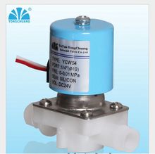 Válvula Solenoide de vapor de agua, de baja presión, Rectangular, para fuente de bebida N/C de cc 12V DN10 2024 - compra barato