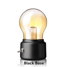 USB Bulb Lamp Rechargeable Night Lighting LED Reading Book Lights Christmas Novelty Gifts Industrial Retro Loft LED Table Lights 2024 - buy cheap