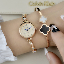 Fashion Jw Top Brand Small Dial Rose Gold Silver Women Wrist Chain Bracelet Watches With Elegant Stone Quartz Dress Wristwatches 2024 - buy cheap