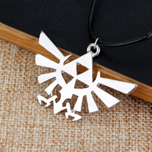 Free Shipping Anime Game The Legend of Zelda Necklace The Zelda Triforce Pendant Necklace Wholesale 2024 - buy cheap
