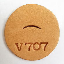 Ferramentas de impressão de couro da gravura V707, mão-ferramentas-de-couro 2024 - compre barato