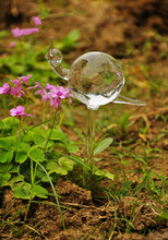 Nova planta automática dispositivo de rega bonsai ferramenta caracol vidro em forma simples para jardim flor sistema rega decoração para casa 2024 - compre barato