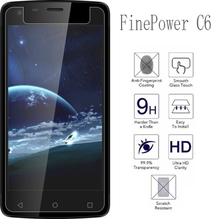 2PCS Screen Protector phone For FinePower C6 phone Tempered Glass SmartPhone Front Film Protective Screen Cover 2024 - buy cheap