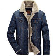 Autumn Winter Denim Jacket Men And Coats 2019 Fashion Men Baseball Jackets Bomber Jacket Casual Warm Outwear Male Cowboy Clothes 2024 - buy cheap