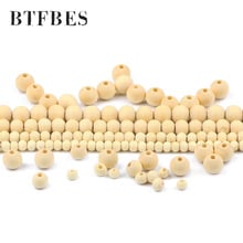 BTFBES 5 6 8 10mm Wood Loose beads Spacer beads Round bead Jewelry For DIY Wooden Bracelet Necklace Accessories Gift Making Ball 2024 - buy cheap