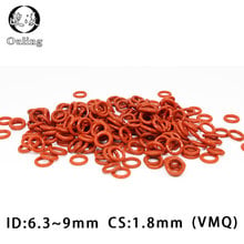 10PCS/lot Silicon Ring Silicone/VMQ O ring 1.8mm Thickness ID6.3/6.7/6.9/7.1/7.5/8/8.5/8.75/9mm Rubber O-Ring Seal Ring Gasket 2024 - buy cheap