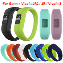 Pulseira de silicone para relógio infantil, pulseira de substituição para garmin vivofit jr 2/vivofit 3 2024 - compre barato