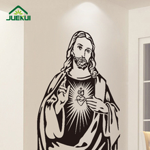 Personality Creative Avatar Statue Christ Jesus God Faith  Wall Stickers for Living Room Vinyl Removable Wall Decals  K409 2024 - buy cheap