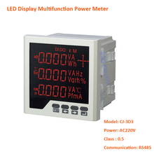 LED Display Three Phase Multifunction Power Meter 220VAC Digital Panel Mount Meter With RS485 Communication 2024 - buy cheap