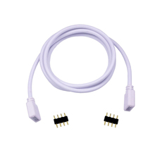 Цветная (RGB) кабель-удлинитель для Светодиодные ленты Разъем кабель-удлинитель шнура провода 4-контактный разъем для SMD 5050 3528 RGB светодиодный светильник полосы 2024 - купить недорого