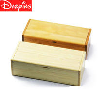 Модная деревянная коробка для солнцезащитных очков и очков, деревянный квадратный чехол, Круглая Коробка для хранения, оптические оправы 2024 - купить недорого