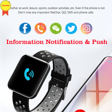 new big Touch screen Smart Watch Heart Rate bp Monitor Sports Wristwatch Men Women Smart Bracelet for Android huawei xiaomi IOS 2024 - buy cheap