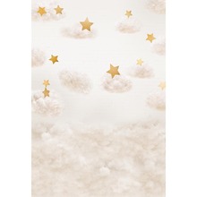 Cloud Star White Photography Backdrops Photobooth Vinyl Cloth Photo Backgrounds for Home Photo Studio Children Baby Photophone 2024 - buy cheap